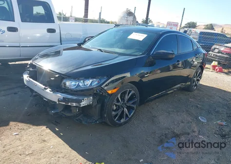 2020 Honda Civic Sport from USA, damaged, VIN 19XFC2F87LE215185